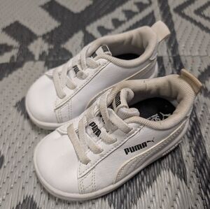 Puma Kids  Toddler White Sneakers 5C